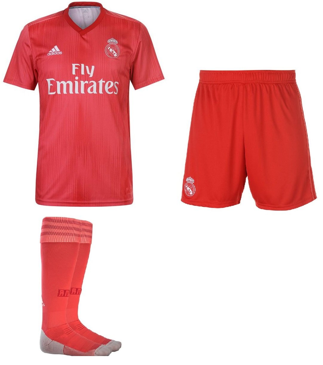 Kit adulto oficial Adidas Real Madrid 2018 2019 III jogador